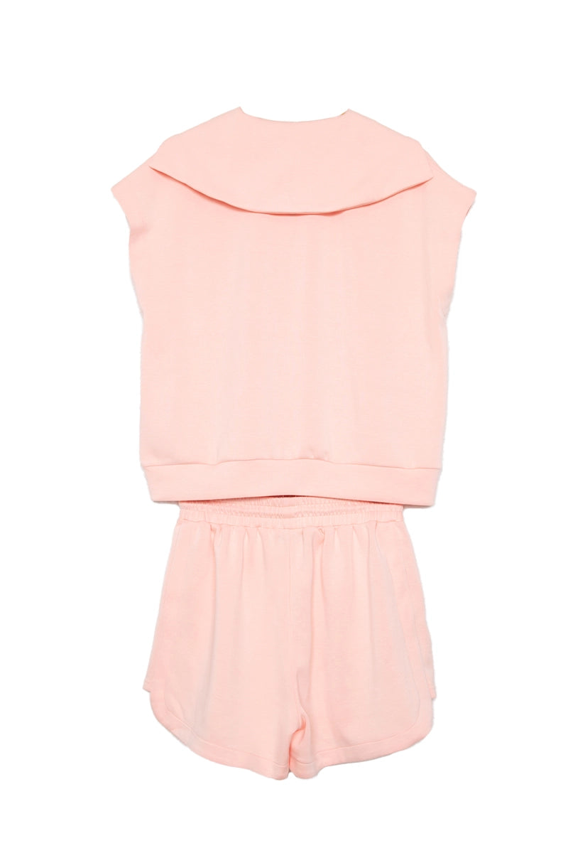 Peach Wholesale Matching Pullover Set