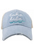 Lake Life (WAVES) Women's Denim Wholesale Trucker Hat