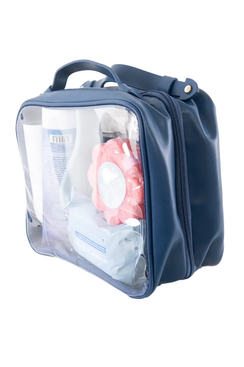 Navy Large Makeup & Toiletries Organizer Wholesale