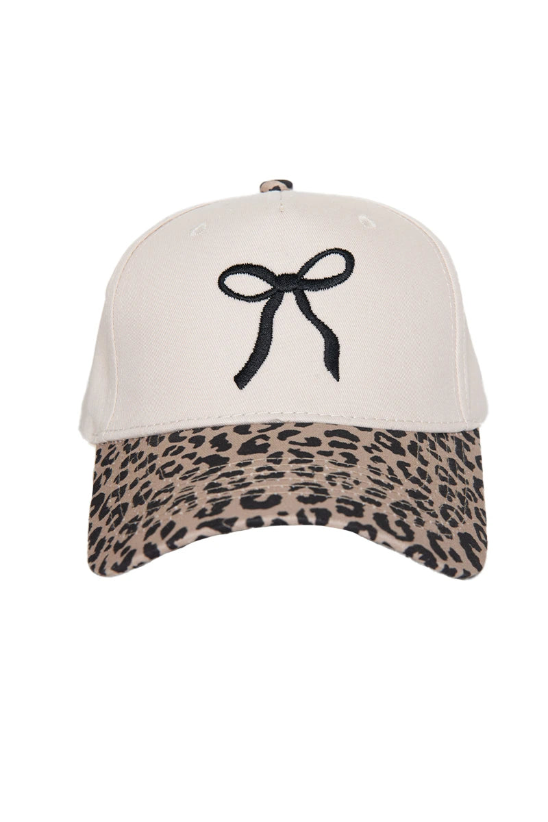 Coquette Bow Wholesale Vintage Two-Toned Hat