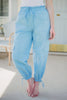 Light Blue Wholesale Lightweight Joggers Women