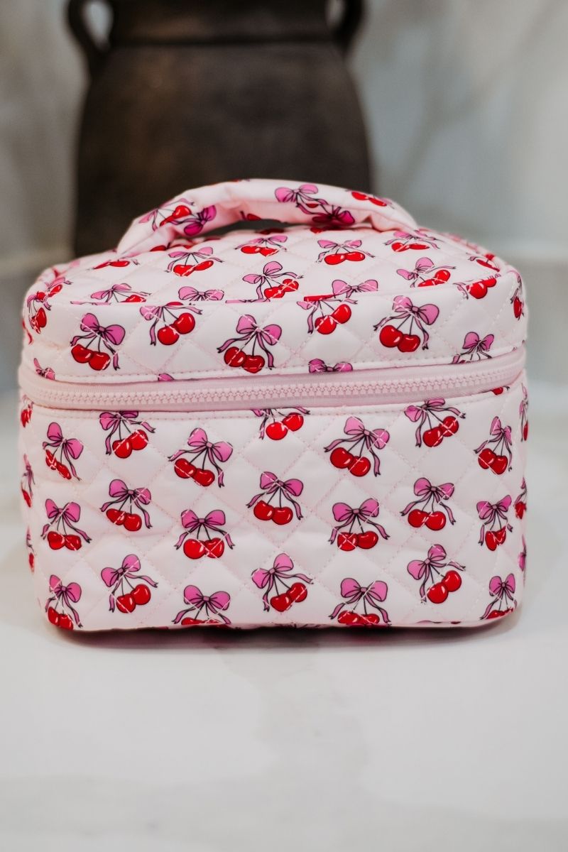 Cherry Bows Repeat Wholesale Makeup Bag Womens