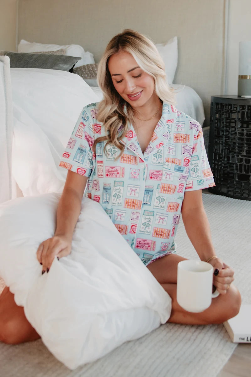 Traveling Matchbook Wholesale Pajama Shorts