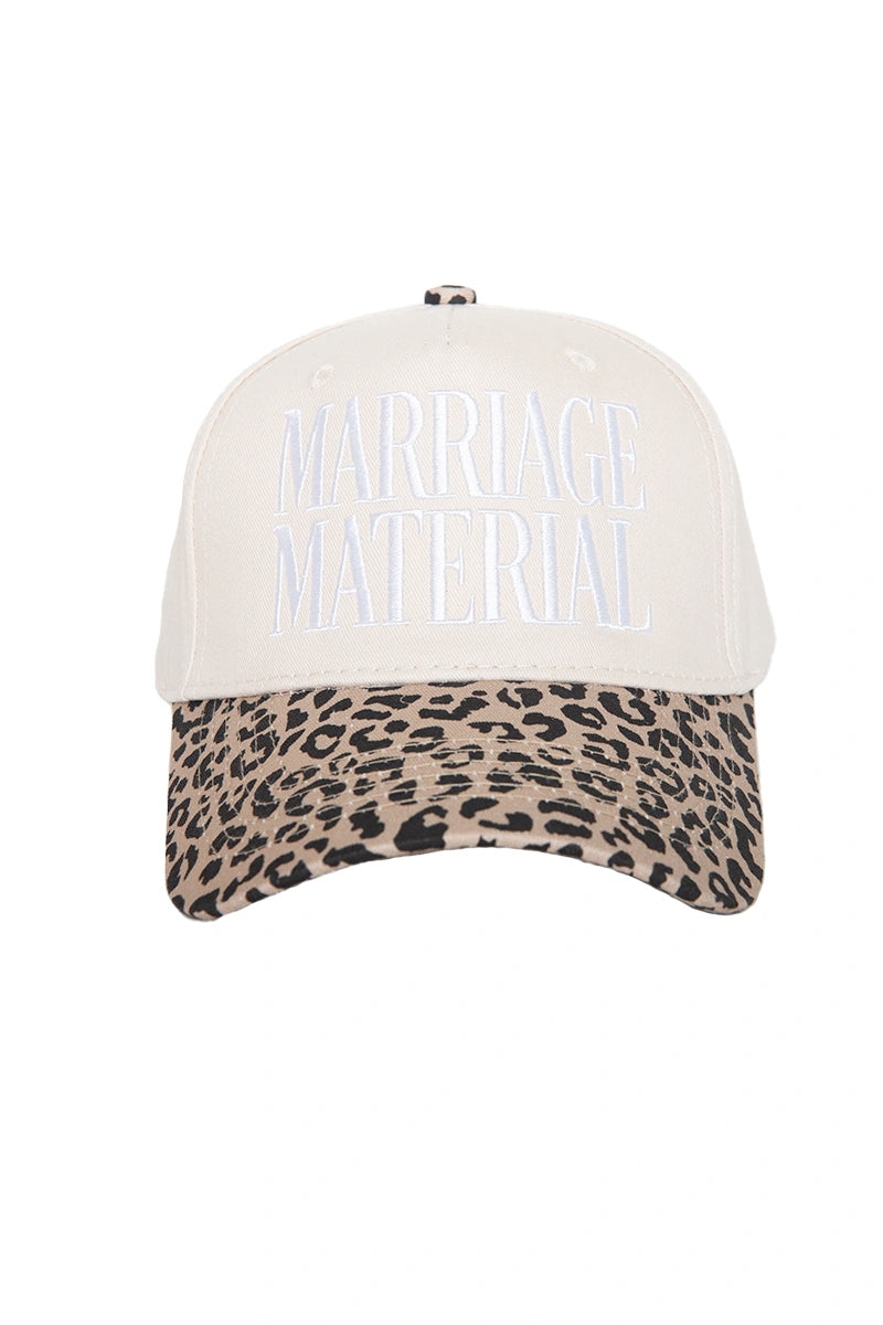 Marriage Material Wholesale Two-Toned Vintage Hat