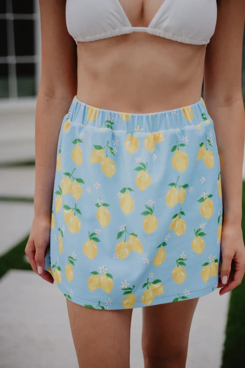 Zesty Lemons Wholesale Cover Up Skirt
