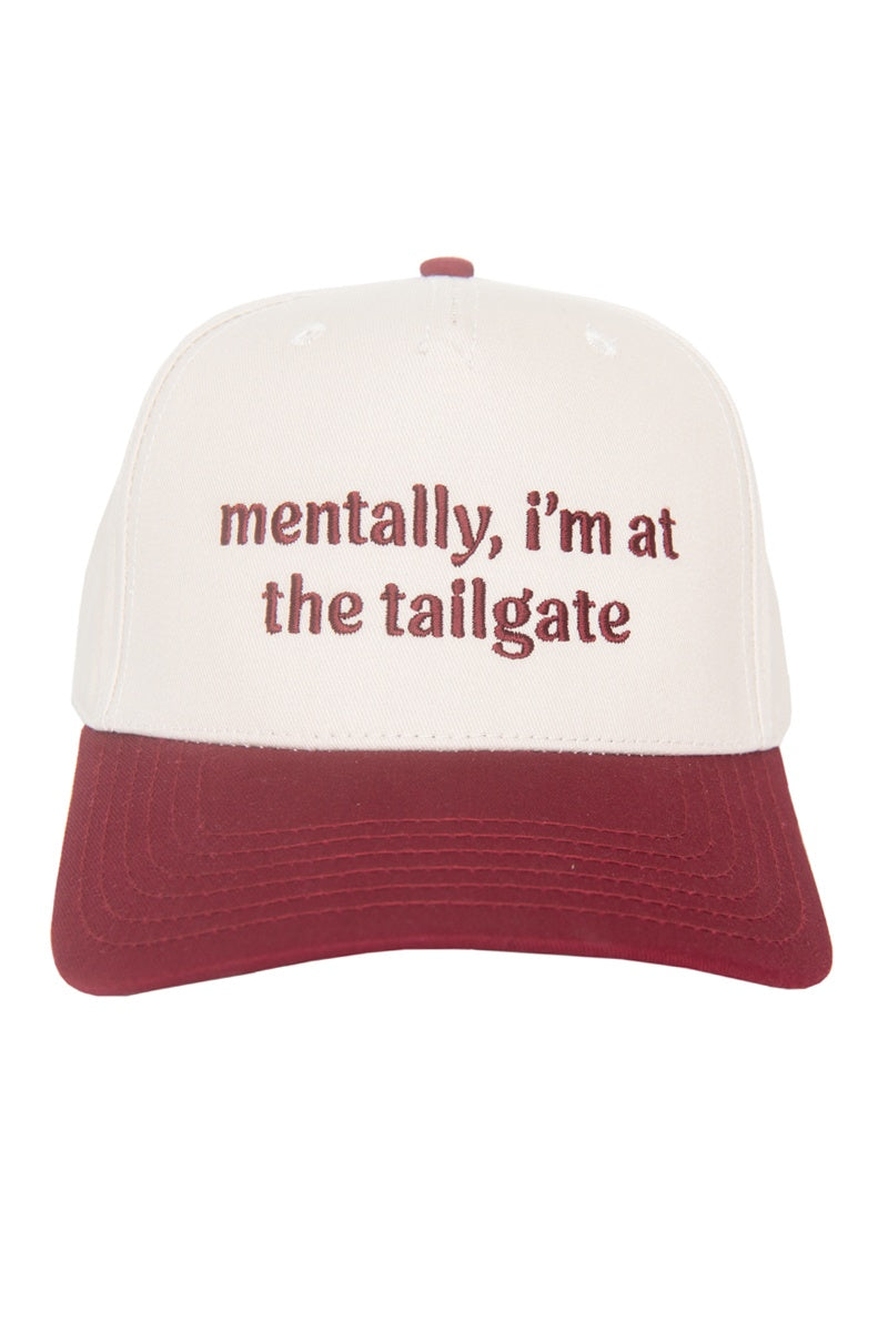 Mentally, I'm At The Tailgate Vintage Trucker Hats Wholesale