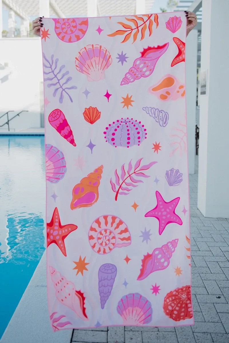 Beach Shells Wholesale Reversible Microfiber Towel