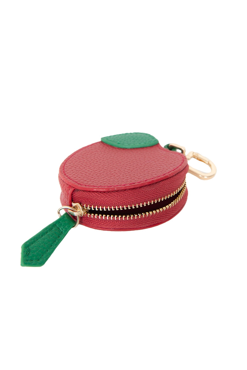 Red Apple Coin Pouch Keychain Wholesale