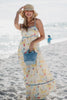 Italian Summer Wholesale Maxi Dress for Women (Yellow)