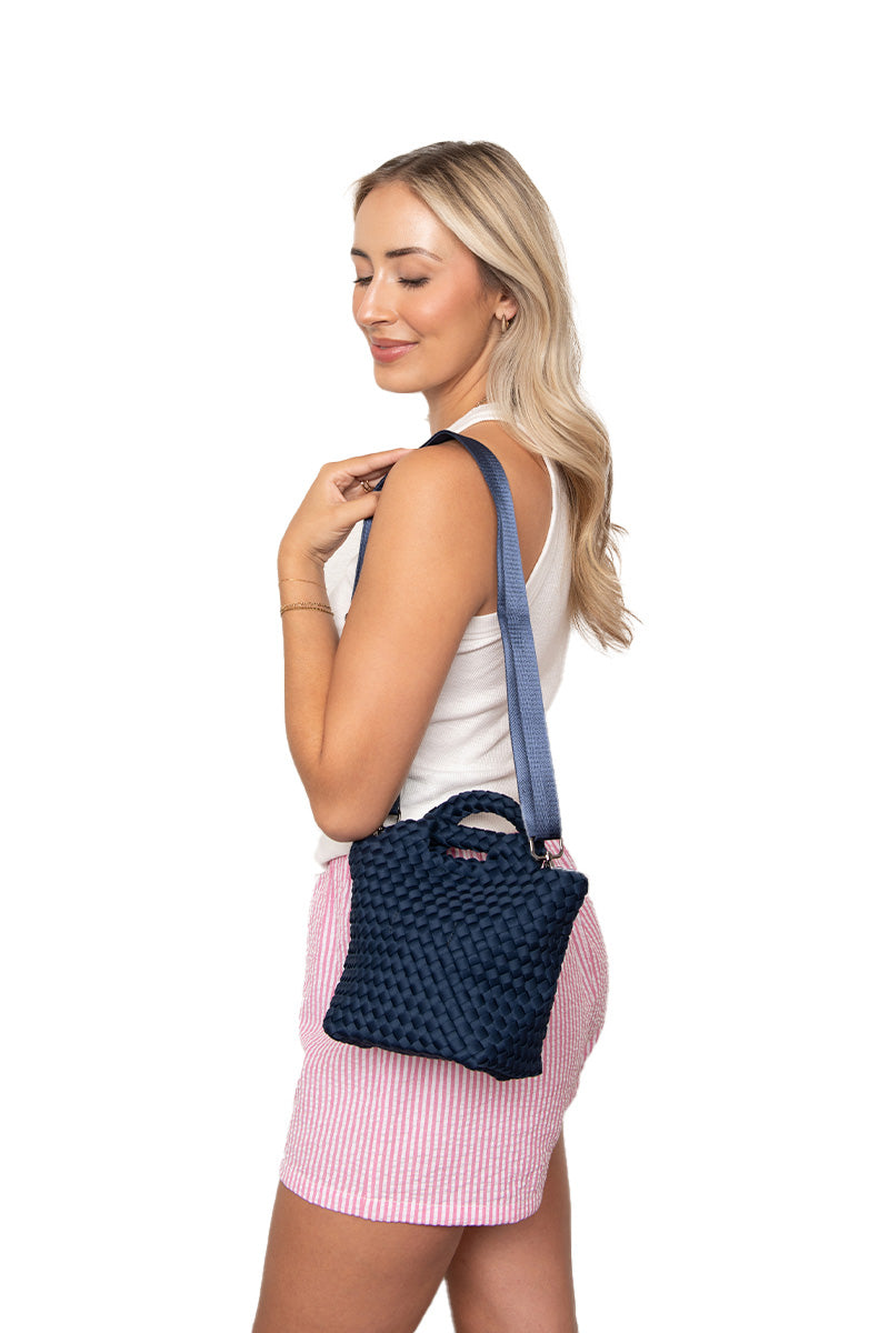 Navy Wholesale Bucket Tote Bag