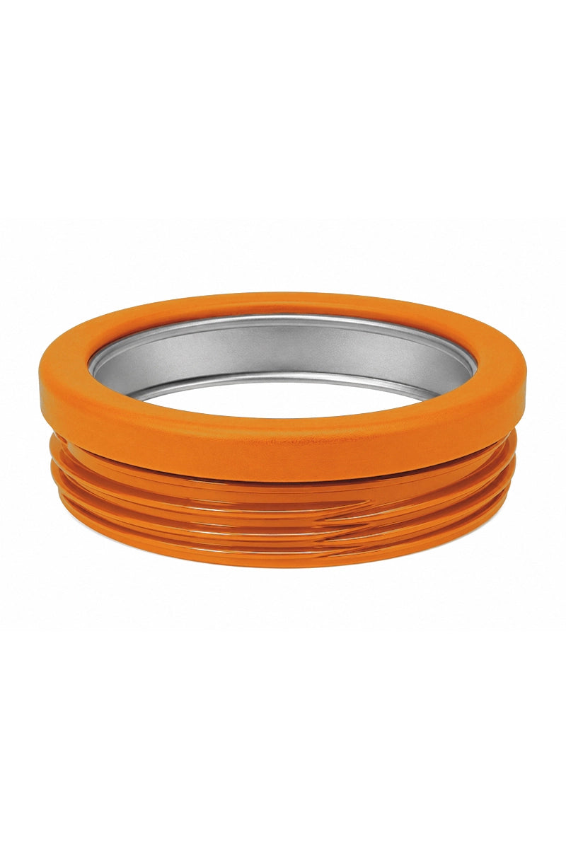 Pink and Orange Striped Insulated Drink Sleeve