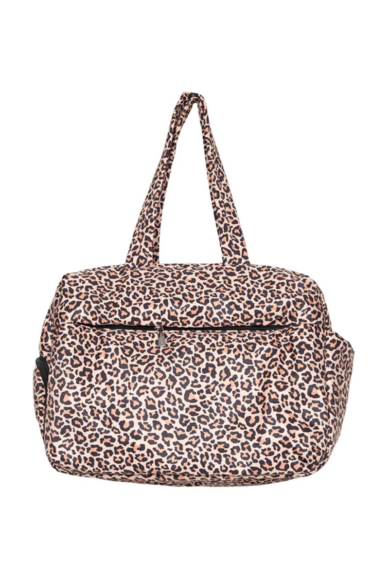 Brown Leopard Wholesale Weekend Travel Bag