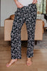 Black & White Bows All Over Soft Boxer Pants