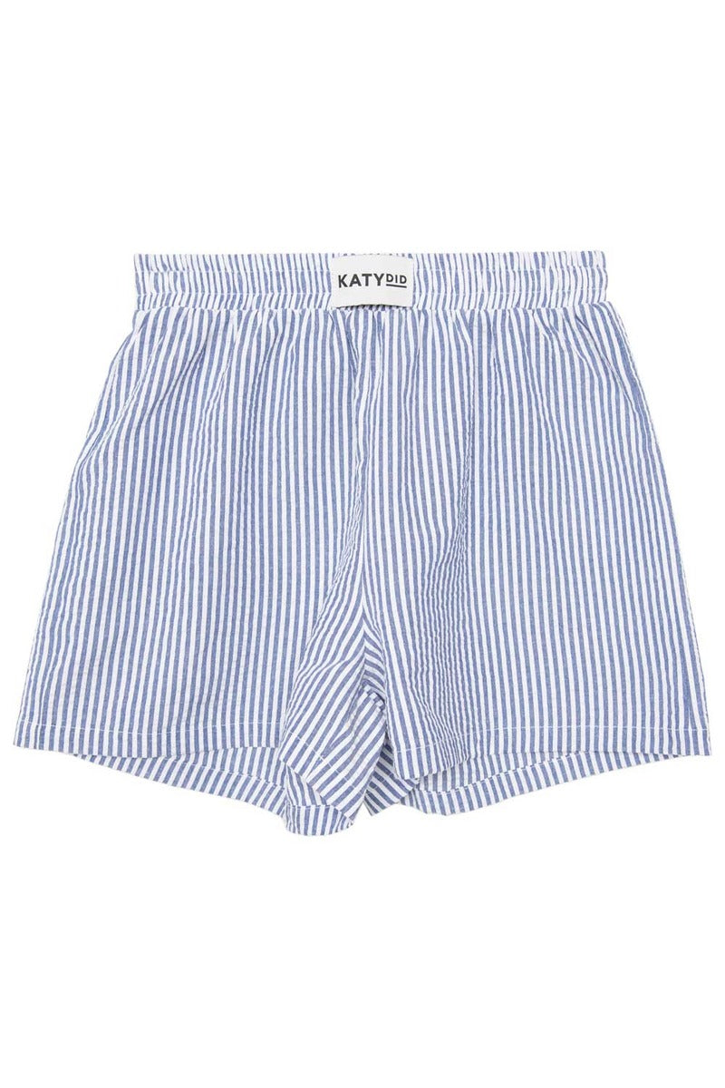 Navy Blue Striped Wholesale Boxers