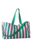 Pink & Green Cabana Wholesale Sleepover Bag