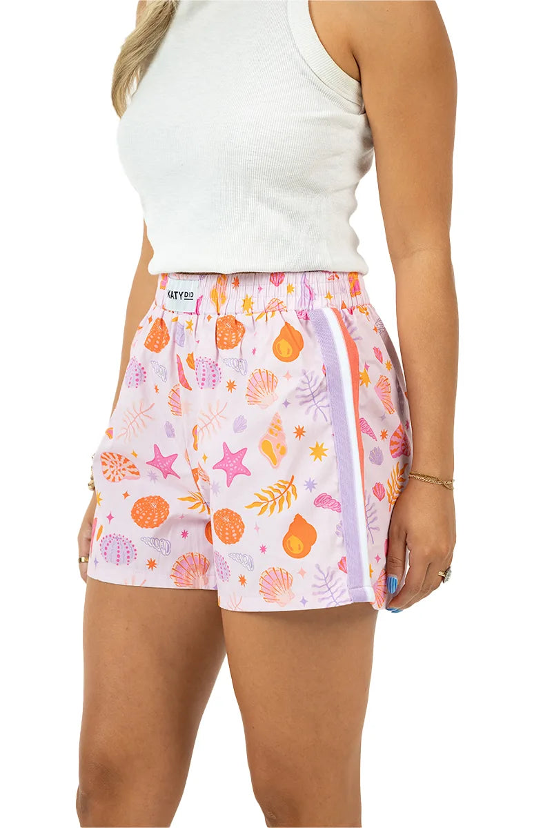 Beach Seashells Patterned Wholesale Boxers