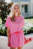 Pink and Orange Wholesale Matching Skirt and Top Set