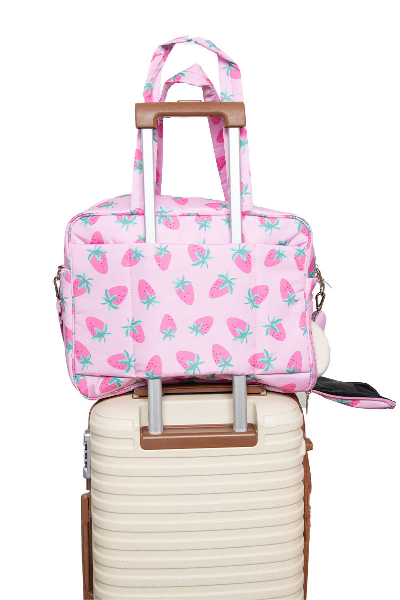 Subtle Strawberry Wholesale Travel Weekender for Women