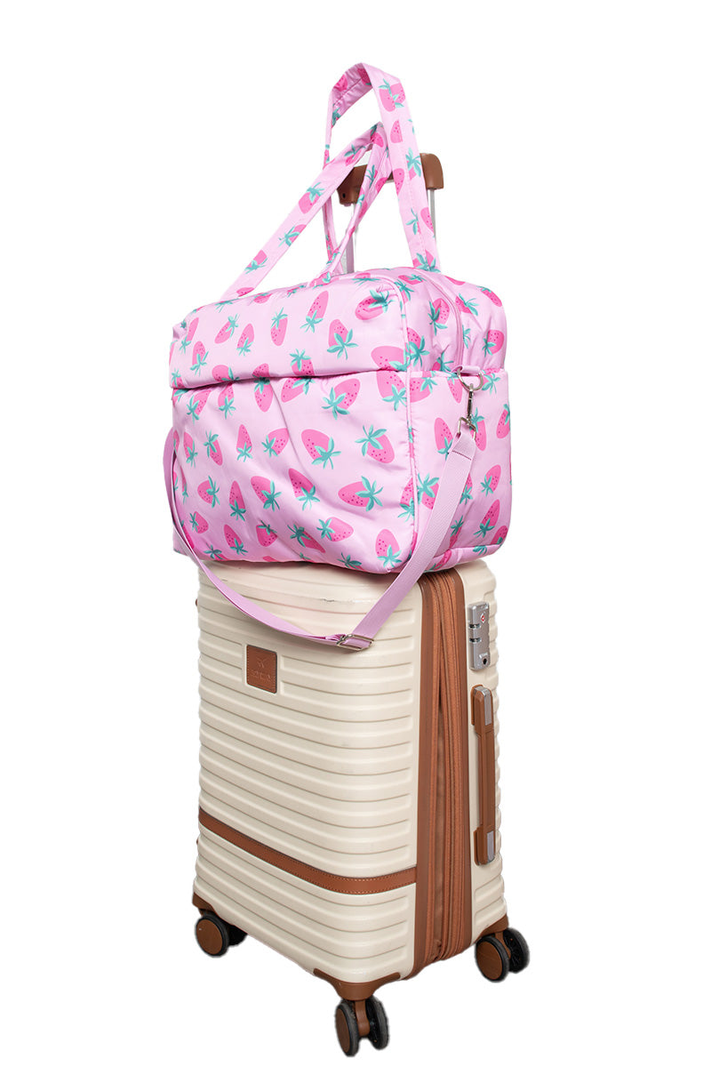 Subtle Strawberry Wholesale Travel Weekender for Women