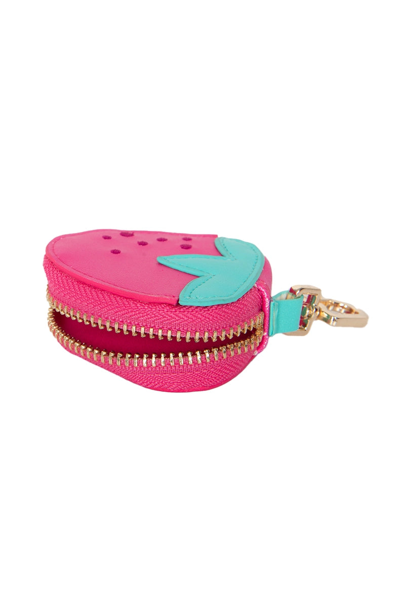Strawberry Wholesale Coin Pouch Keychain