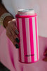 Pink and Hot Pink Striped Wholesale Drink Koozie