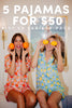 5 for $50 Pajamas Variety Pack ($137.50 value)