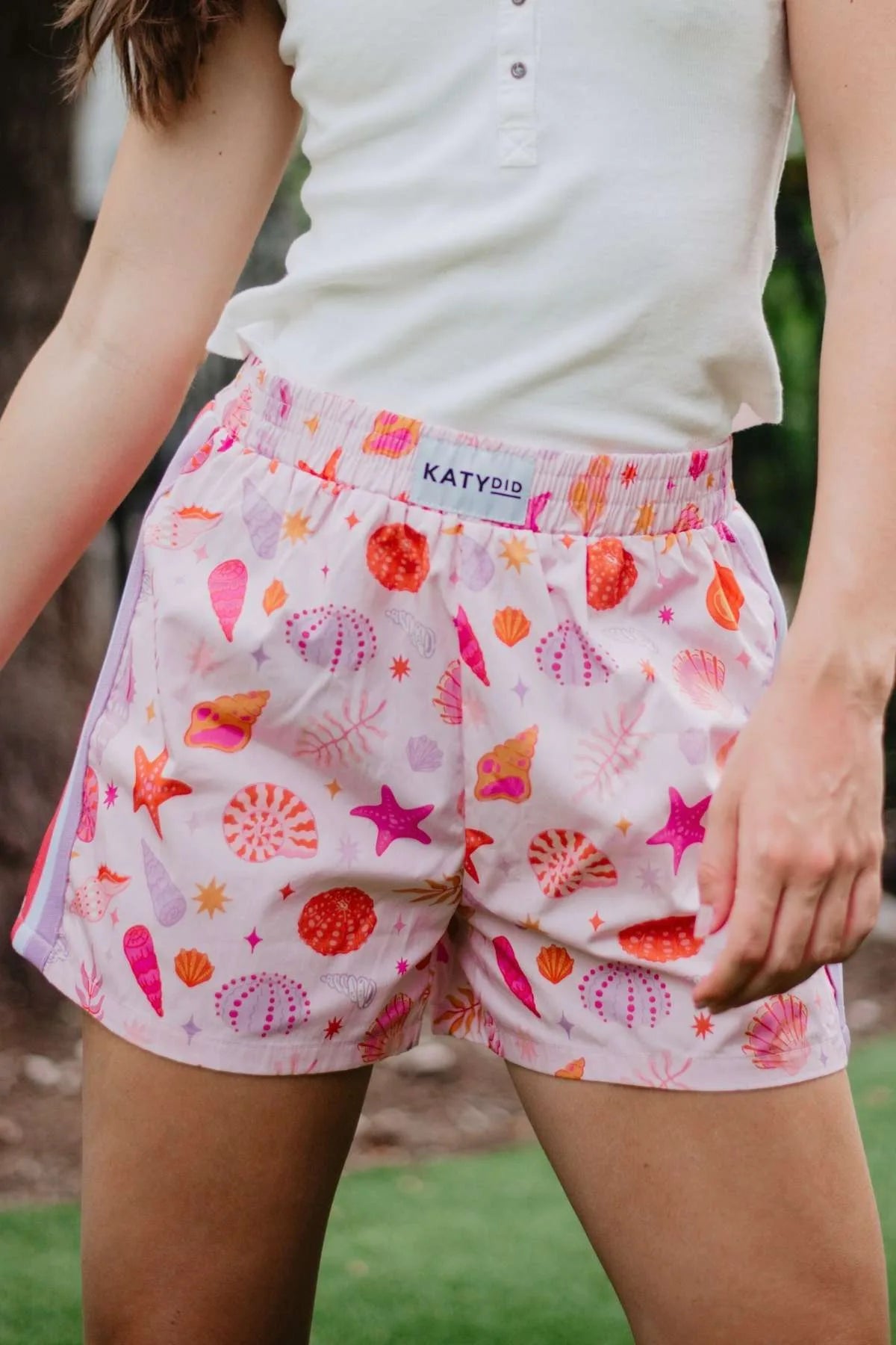 Beach Seashells Patterned Wholesale Boxers