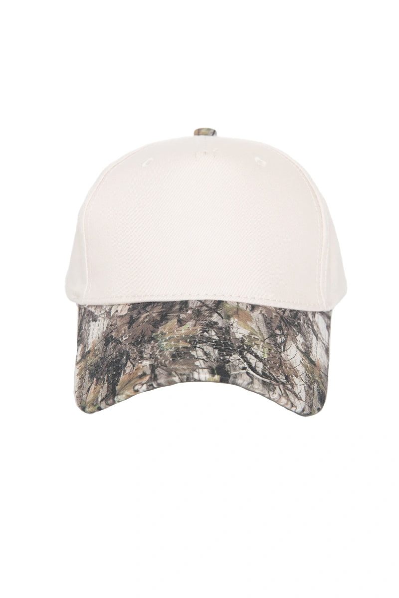 Camo and Tan Blank Trucker Hat Wholesale
