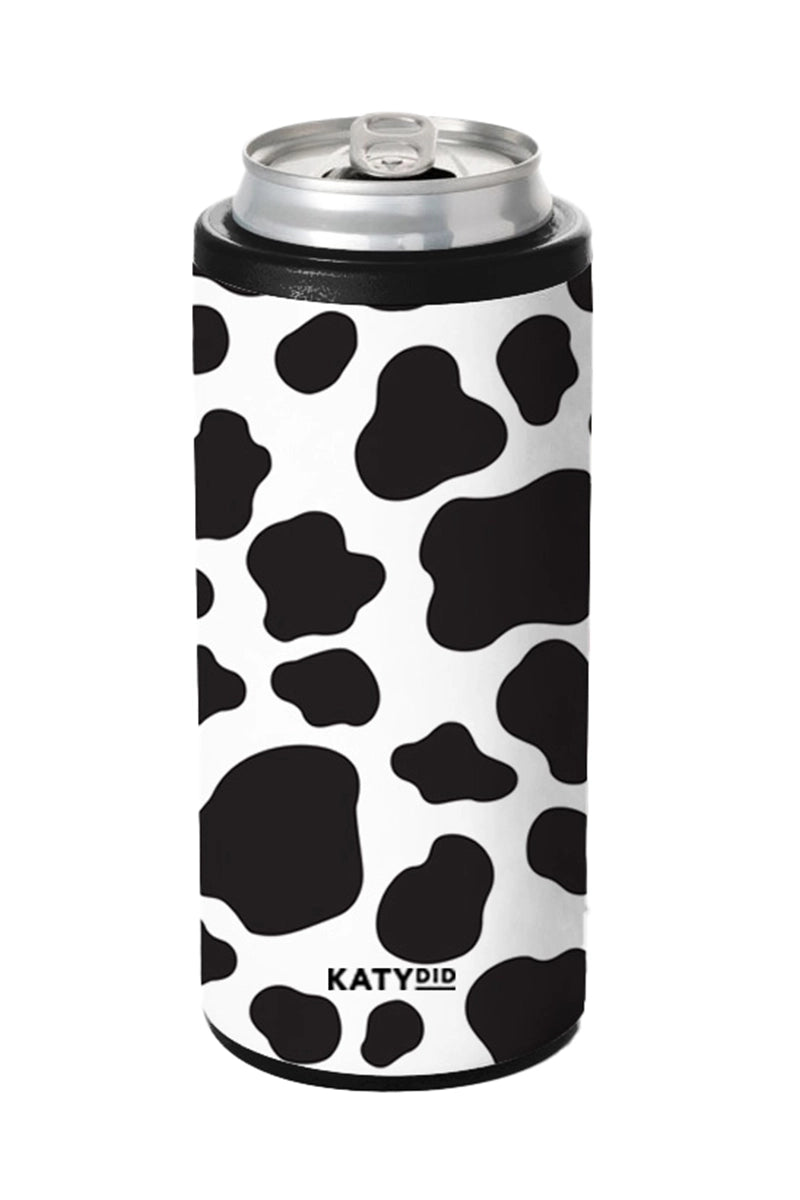 Cow Print Wholesale Slim Can Cooler