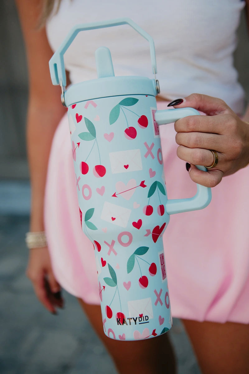 XO Cherries Wholesale Stainless Steel Tumbler