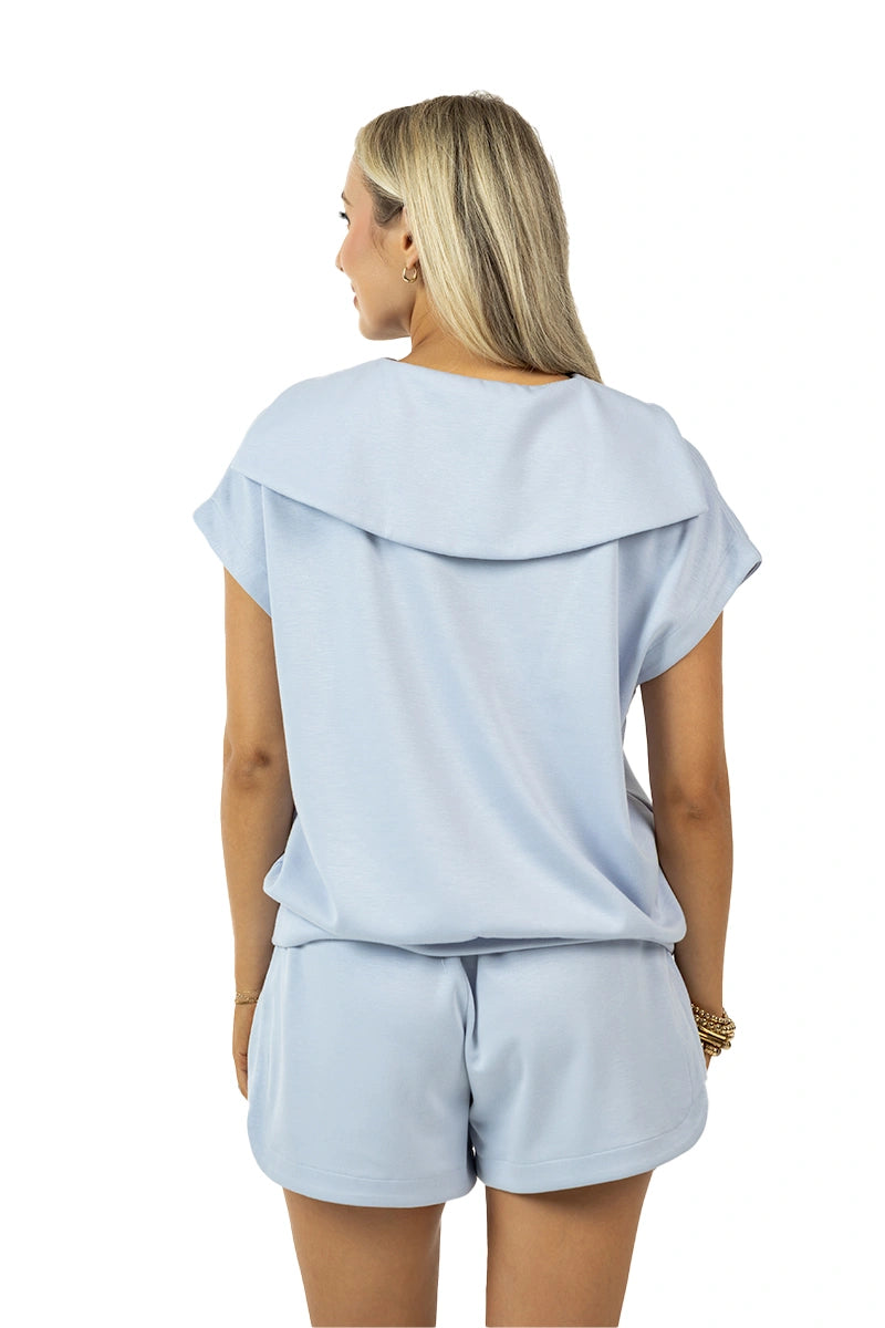 Light Blue Wholesale Matching Sets Women