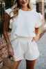 Cream Wholesale Womens Two Piece Sets