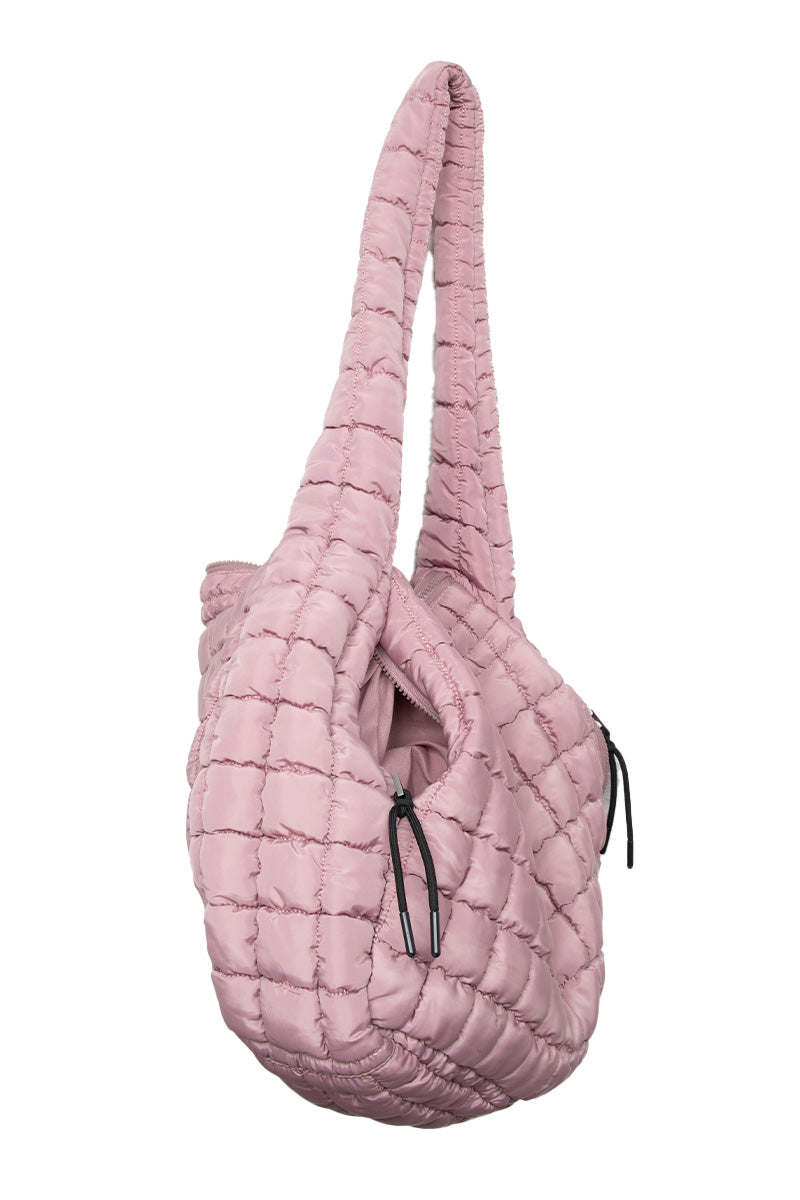 Mauve Wholesale Quilted Puffer Tote