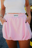 Pink Wholesale Mini Bubble Skirt