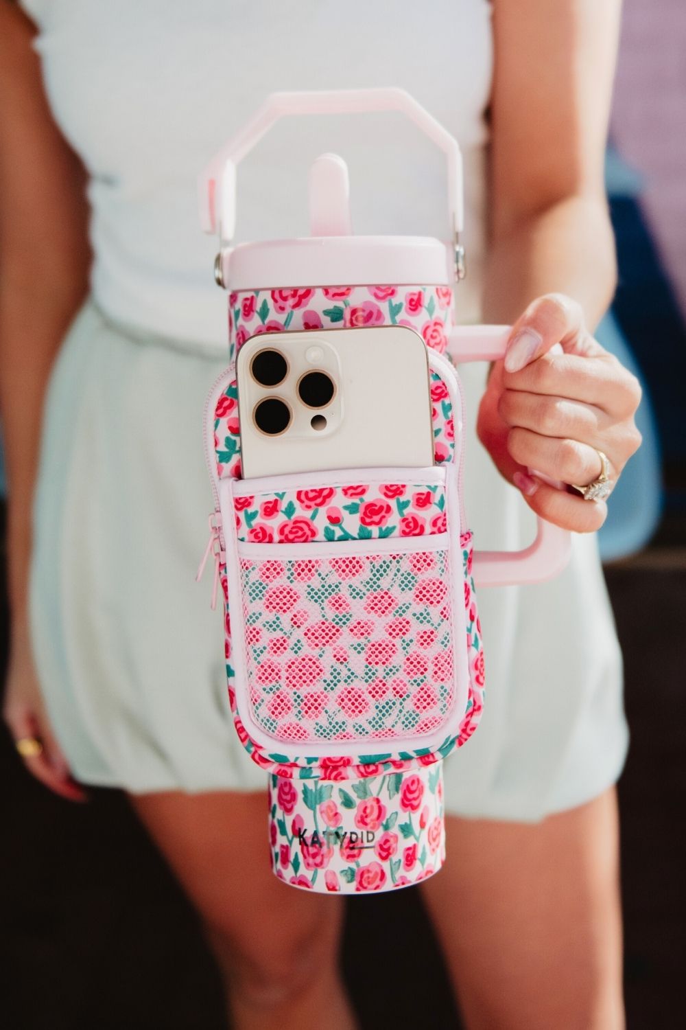 Whimsical Roses Wholesale Tumbler Belt Bag