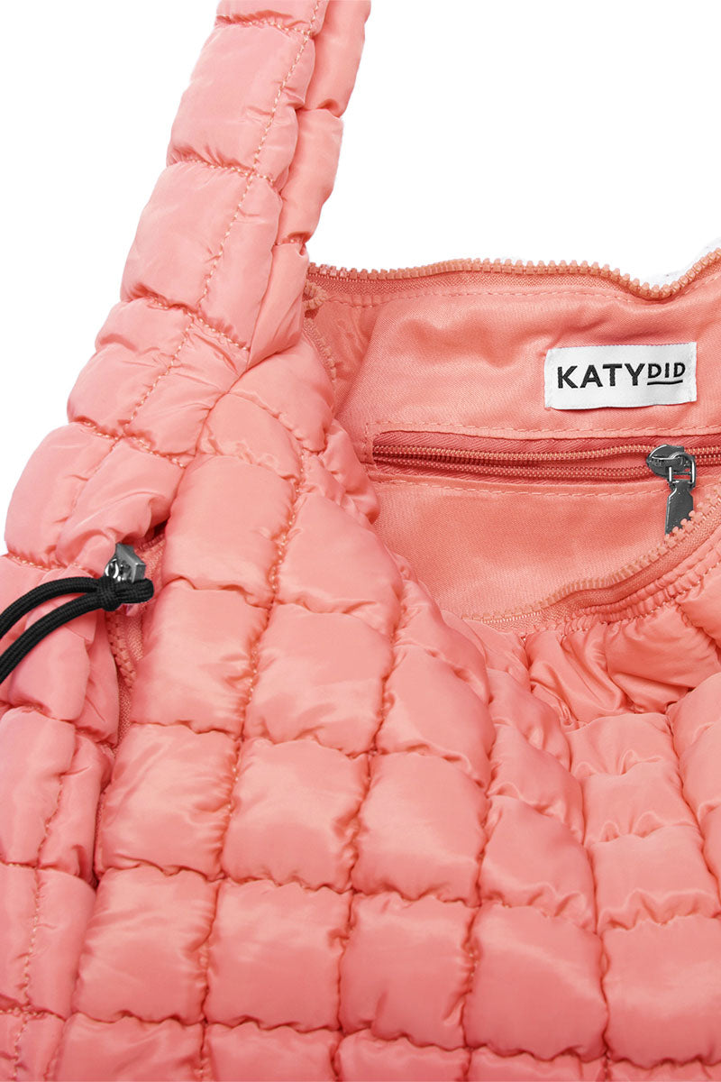 Coral Wholesale Quilted Women's Tote Bag