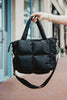 Black Wholesale Mini Puffer Tote Handbag