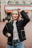 Black Wholesale Women's Quilted Jacket