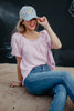 Cotton Gauze Wholesale Puff Sleeve Blouse