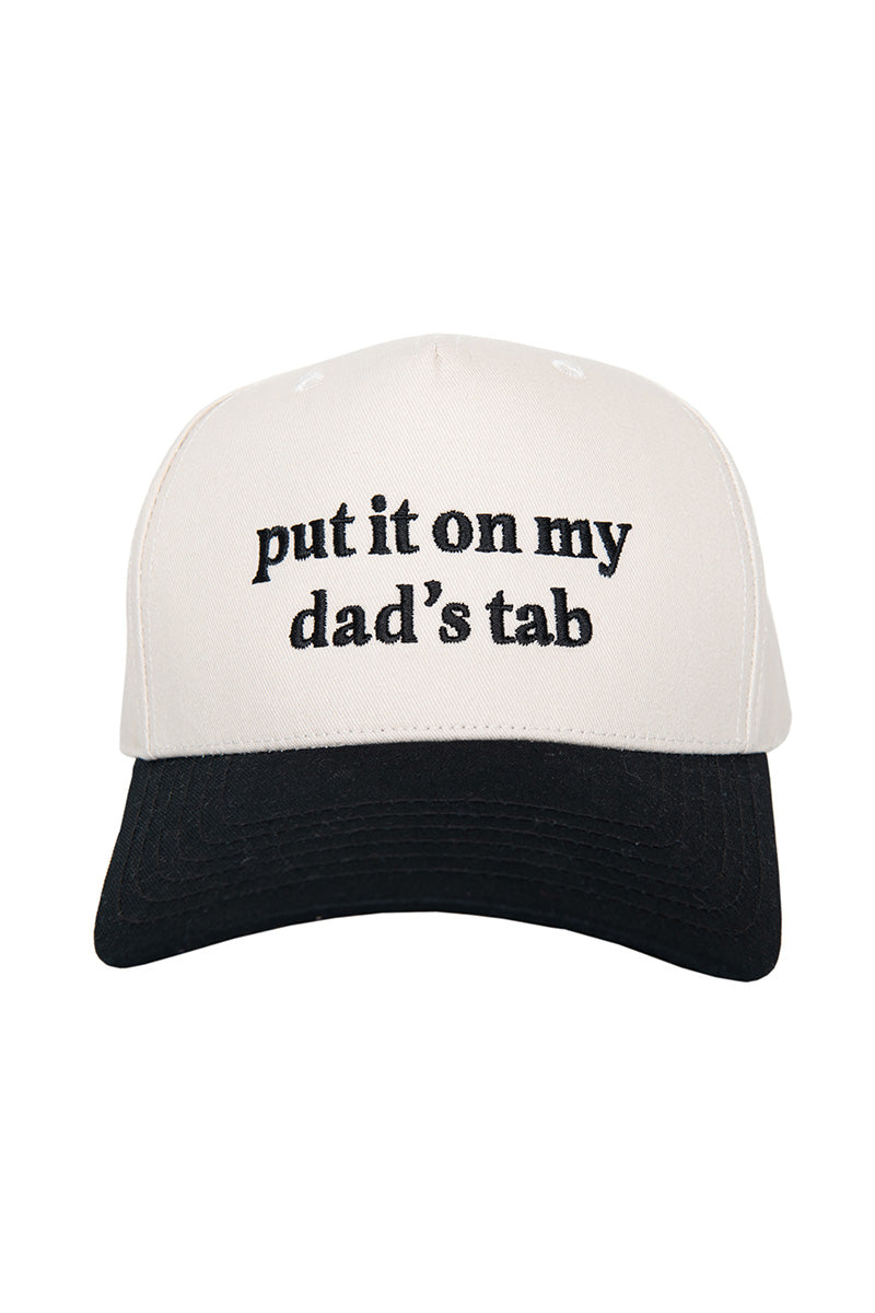 Put It On My Dad's Tab Wholesale Vintage Trucker Hats for Women