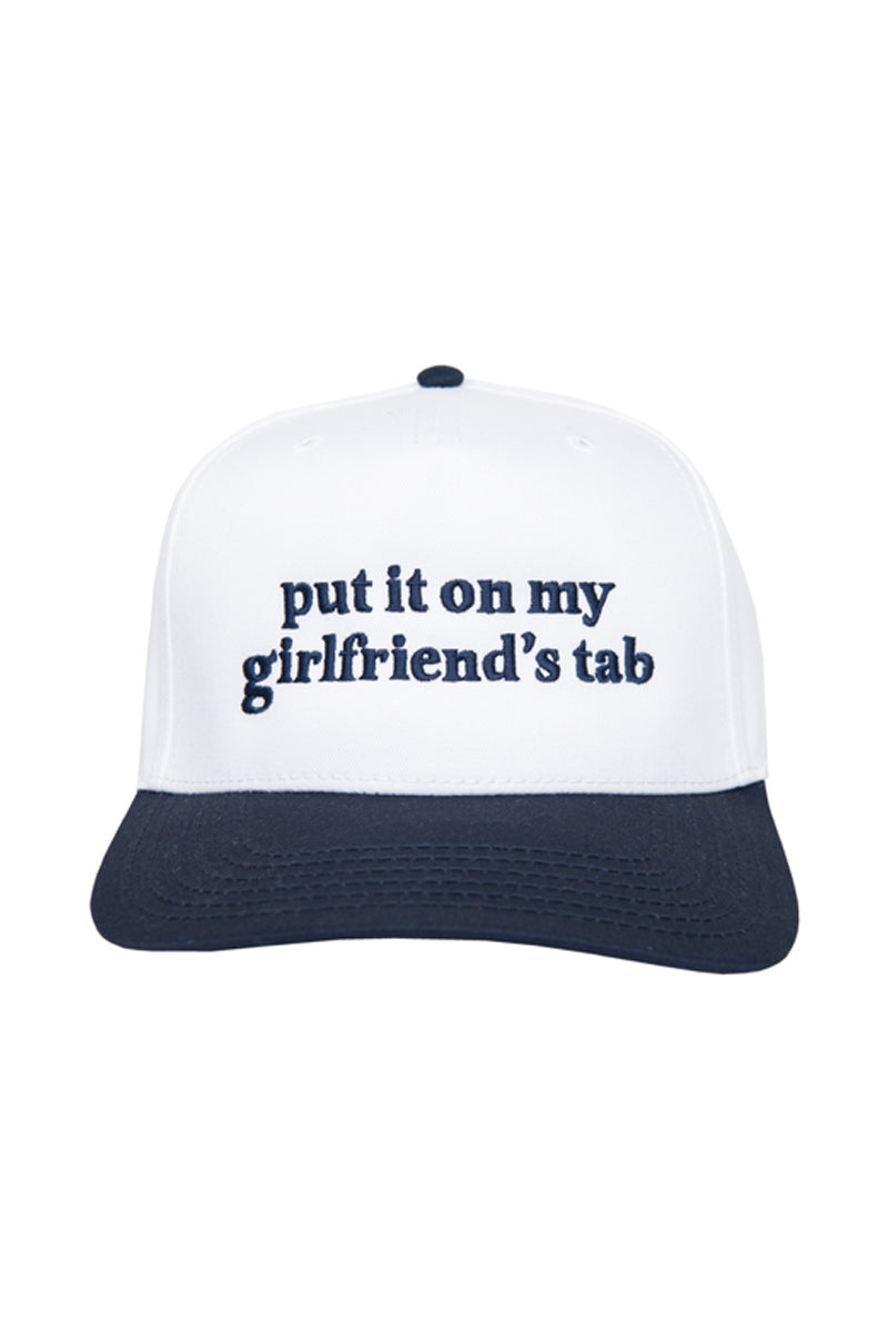 Put It On My Girlfriend's Tab Wholesale Two-Toned Hat