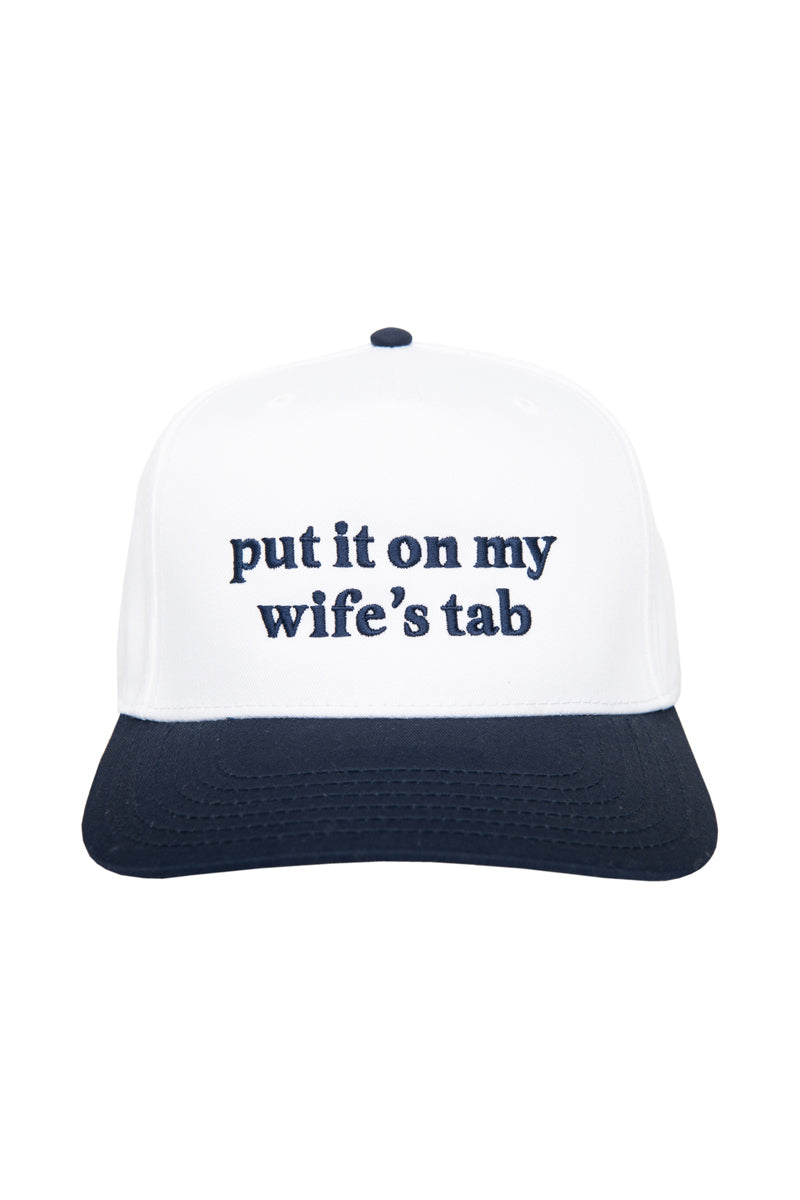 Put It On My Wife's Tab Wholesale Vintage Trucker Hats