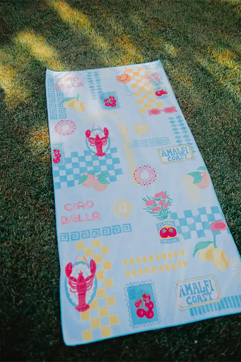 Italian Summer Wholesale Reversible Travel Size Towel