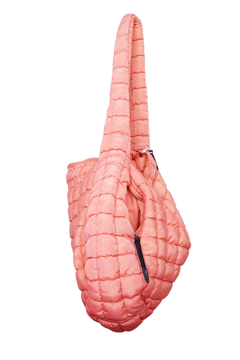 Coral Wholesale Quilted Women's Tote Bag