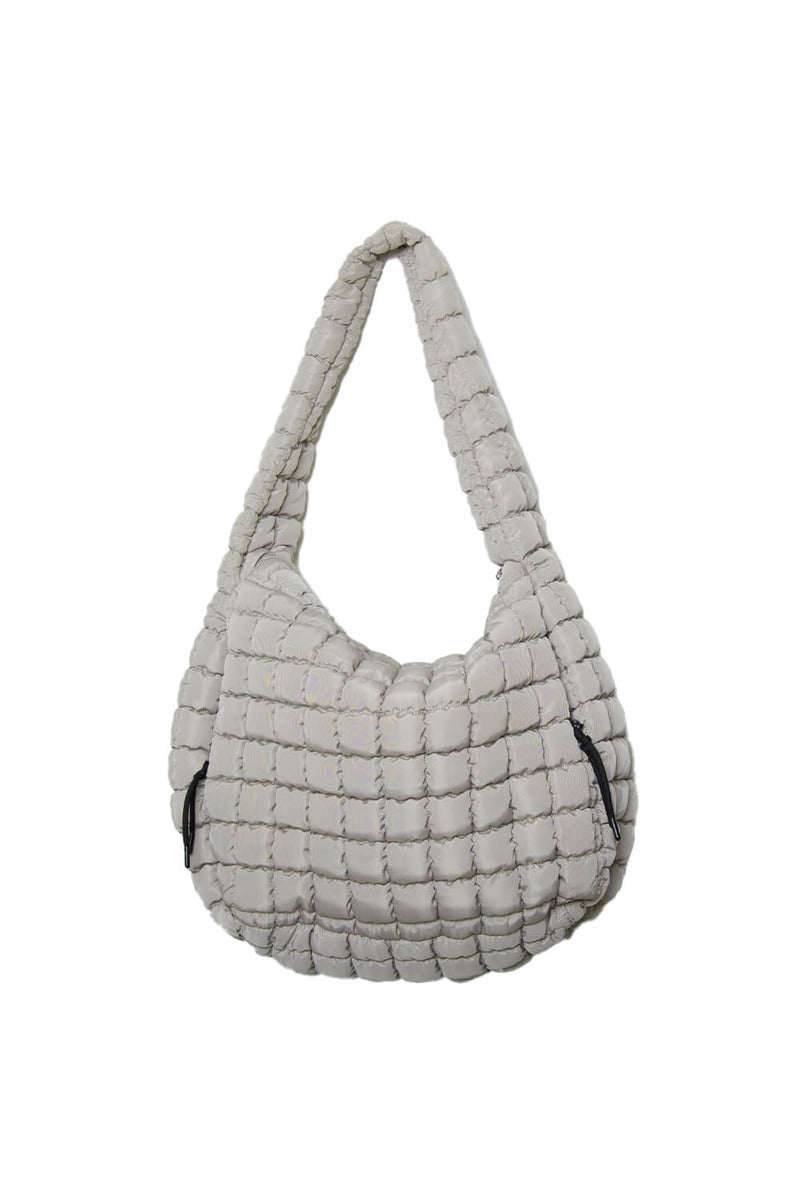 Sand Wholesale Oversized Puffer Tote Bag