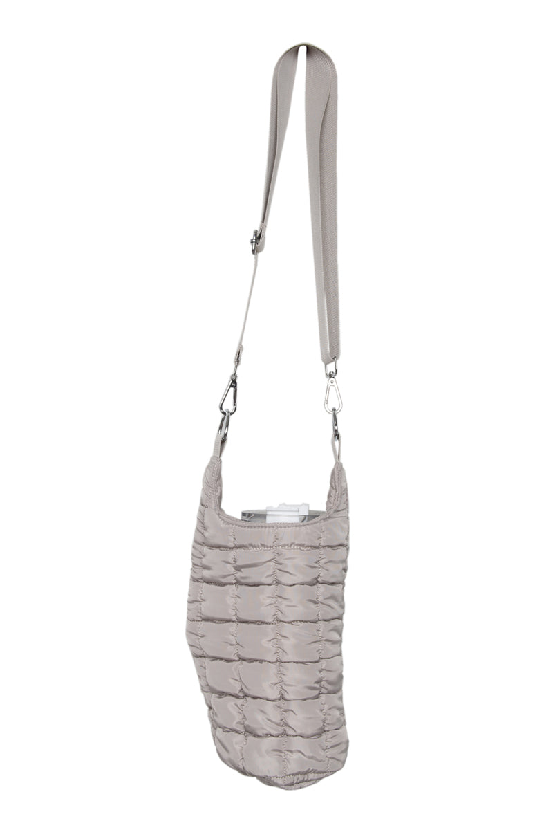 Sand Wholesale Quilted Tumbler Carrier Bag