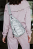 Silver Crossbody Wholesale Metallic Sling Bag