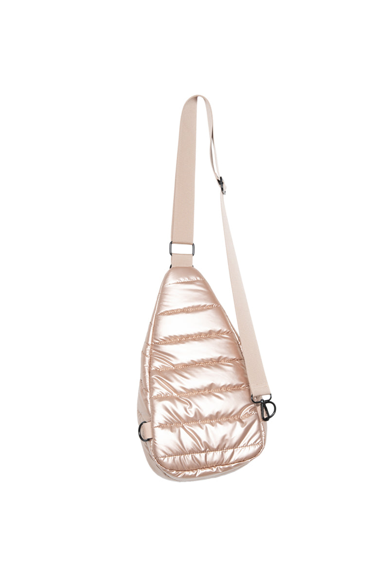 Champagne Metallic Wholesale Women's Sling Bag