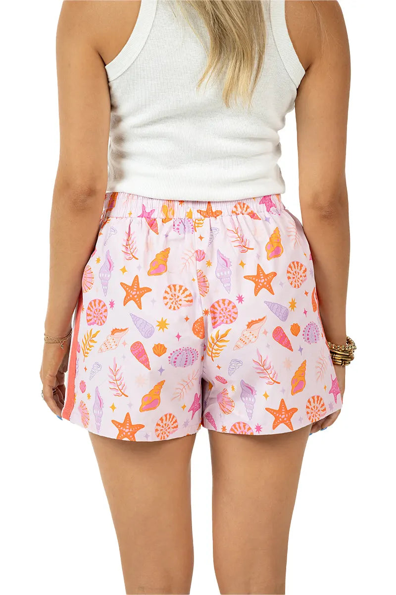 Beach Seashells Patterned Wholesale Boxers