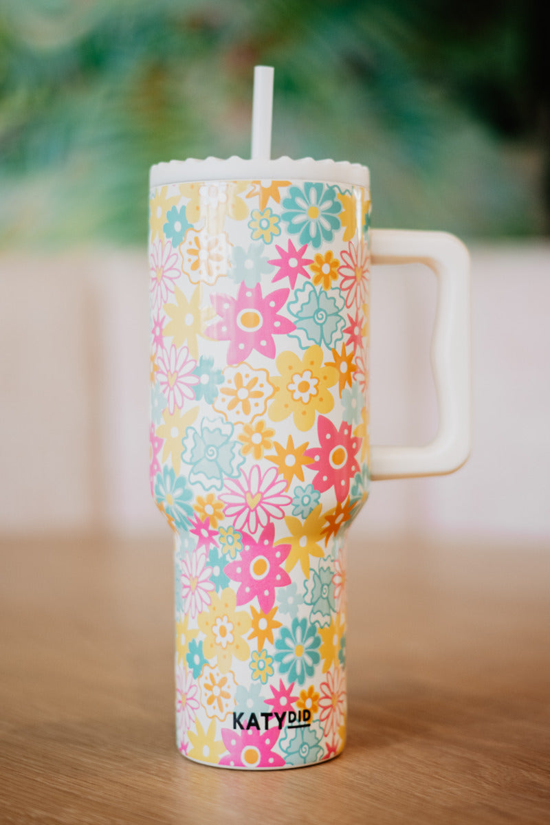 Spring Flowers Wholesale 38 Oz Tumbler